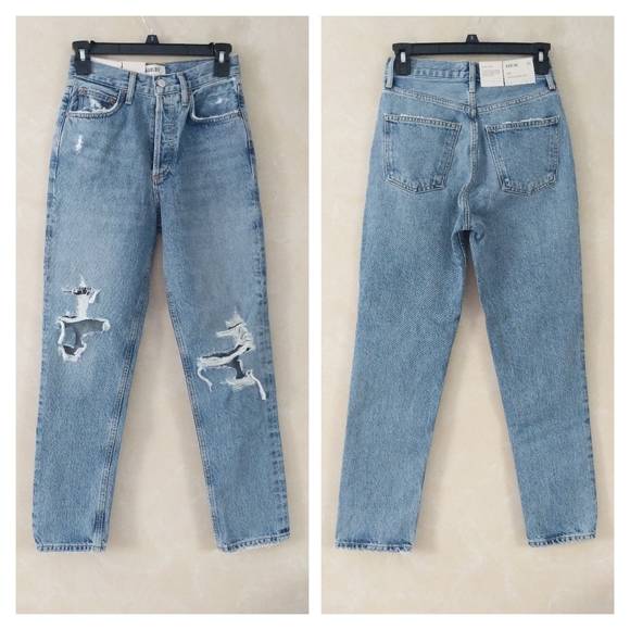 Agolde Fen High Rise Relaxed Taper Jeans Wander - Picture 7 of 15